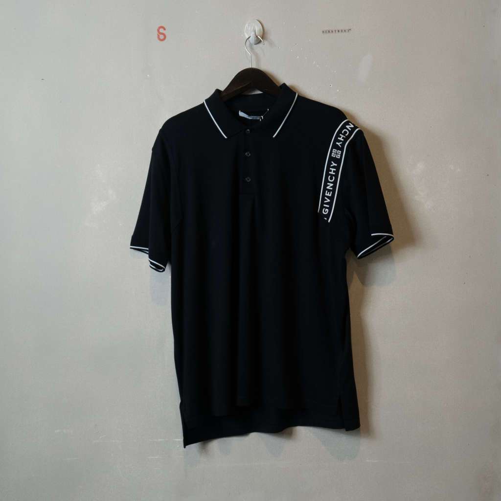 Kaos Polo Polo Shirt Givenchy Givenchy Casual Polo Shirt Pria Navy