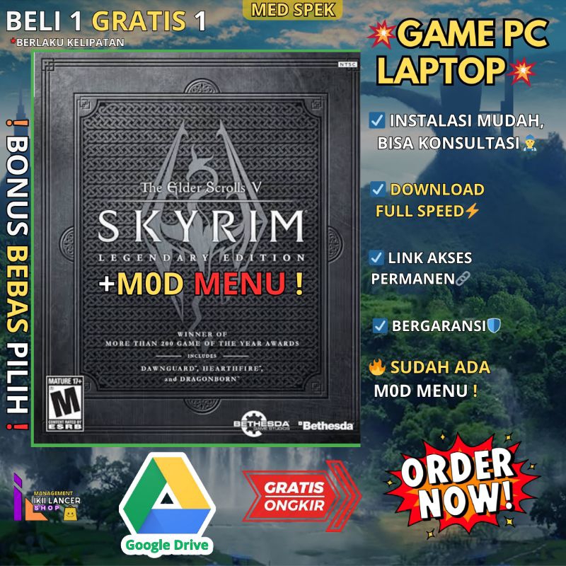 Jual The Elder Scrolls V Skyrim - Legendary Edition - PC LAPTOP GAMES ...