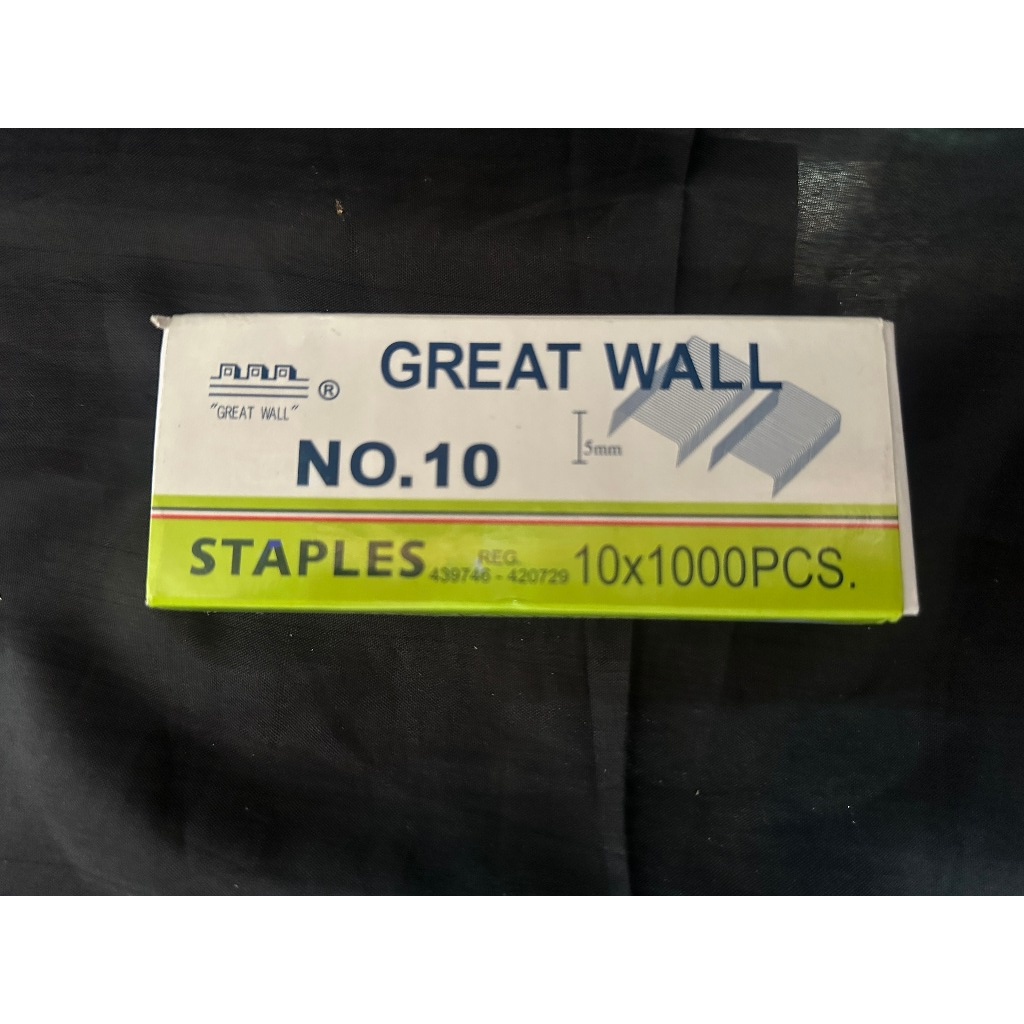 Jual Great Wall Staples No. 10 Isi (10 x 1000 pcs) | Shopee Indonesia