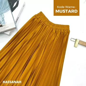 Rok Plisket Wanita Hyget Premium Adem Tidak Nerawang Fit All Size