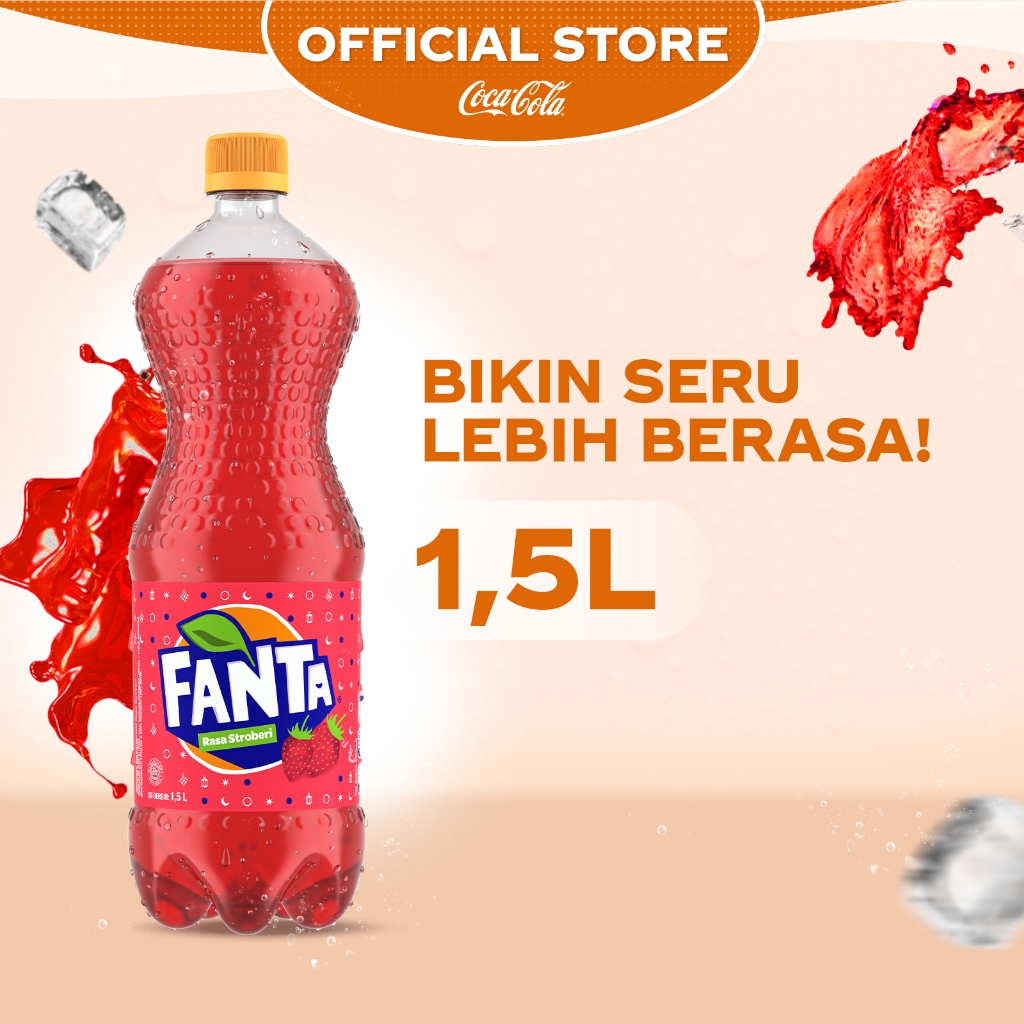 Jual Fanta Rasa Stawberry Minuman Soda - Botol 1.5L | Shopee Indonesia