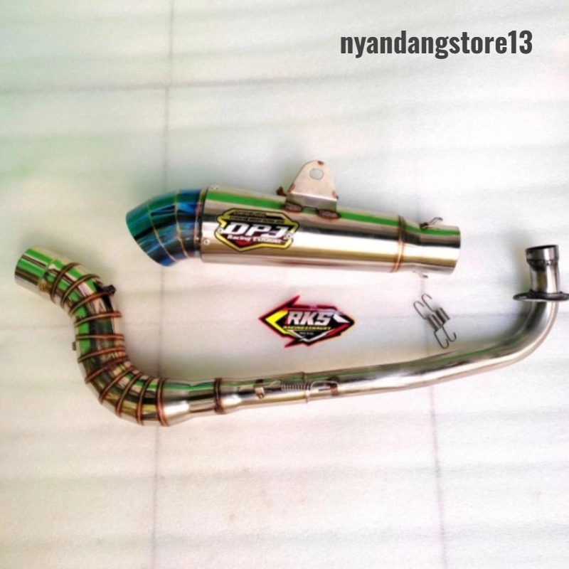 Jual knalpot dpj jigsaw corblue leher bebek cobra stanlish | Shopee ...