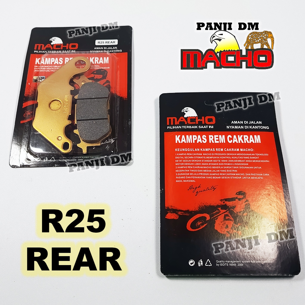Jual Discpad R25 Rear Belakang XMax 250 MT25 RR Kampas Rem Cakram Disk ...