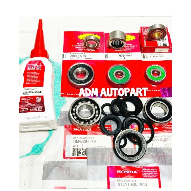 Jual Paket 10item Bearing rasio KOJ Genio Beat street New Led Beat ...