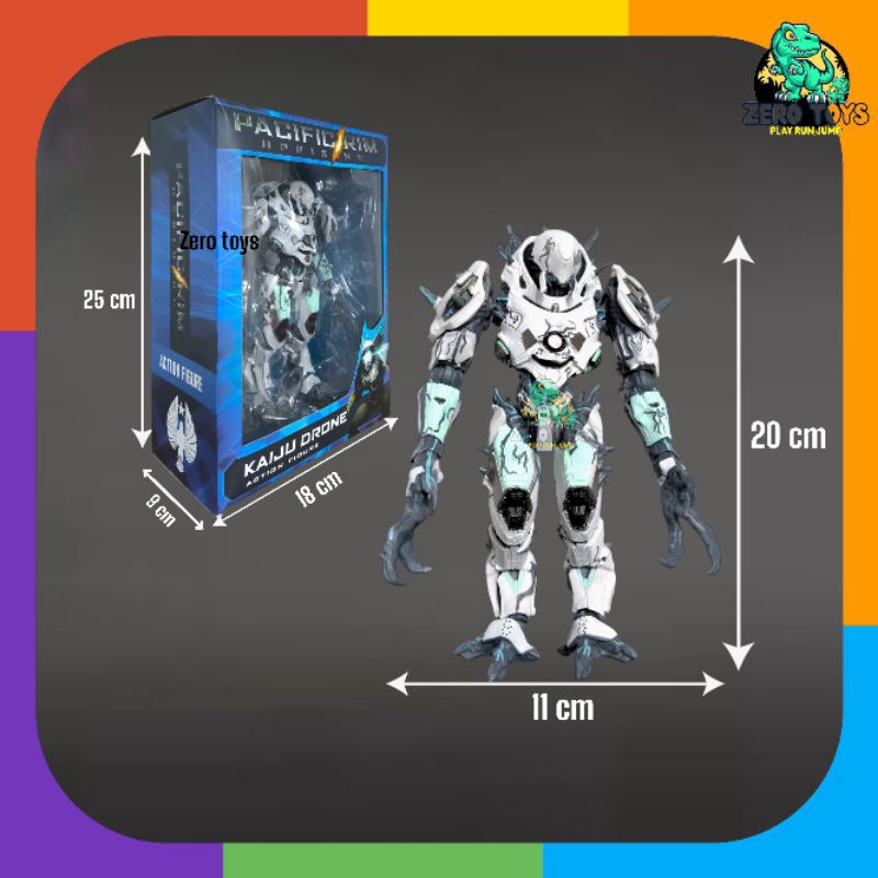 Jual Action Figure Pacific Rim Uprising Kaiju & Drone Robot | Shopee ...