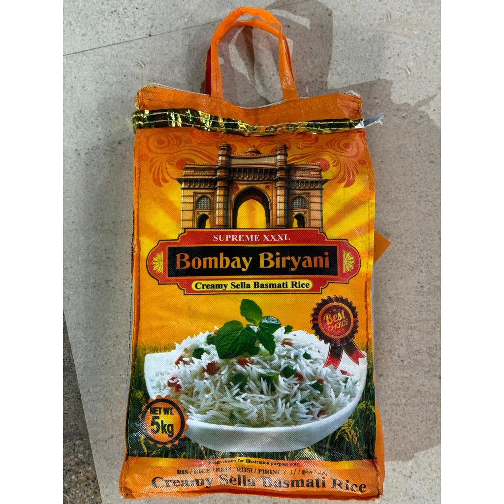 Jual Supreme Bombay Biryani Creamy Sella Basmati Rice 1KG | Shopee ...