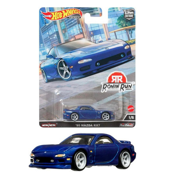 Jual [BACA DESKRIPSI] HCK13 - Hot wheels 1995 Mazda RX7 Blue Metallic ...