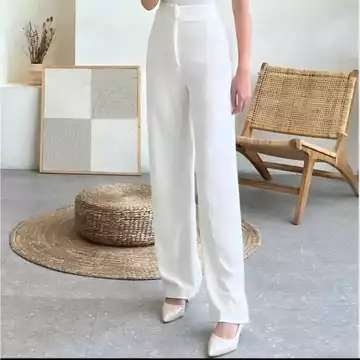Celana Cozie Premium Bahan Kenit Japan Line Celana Panjang Kulot Cozie