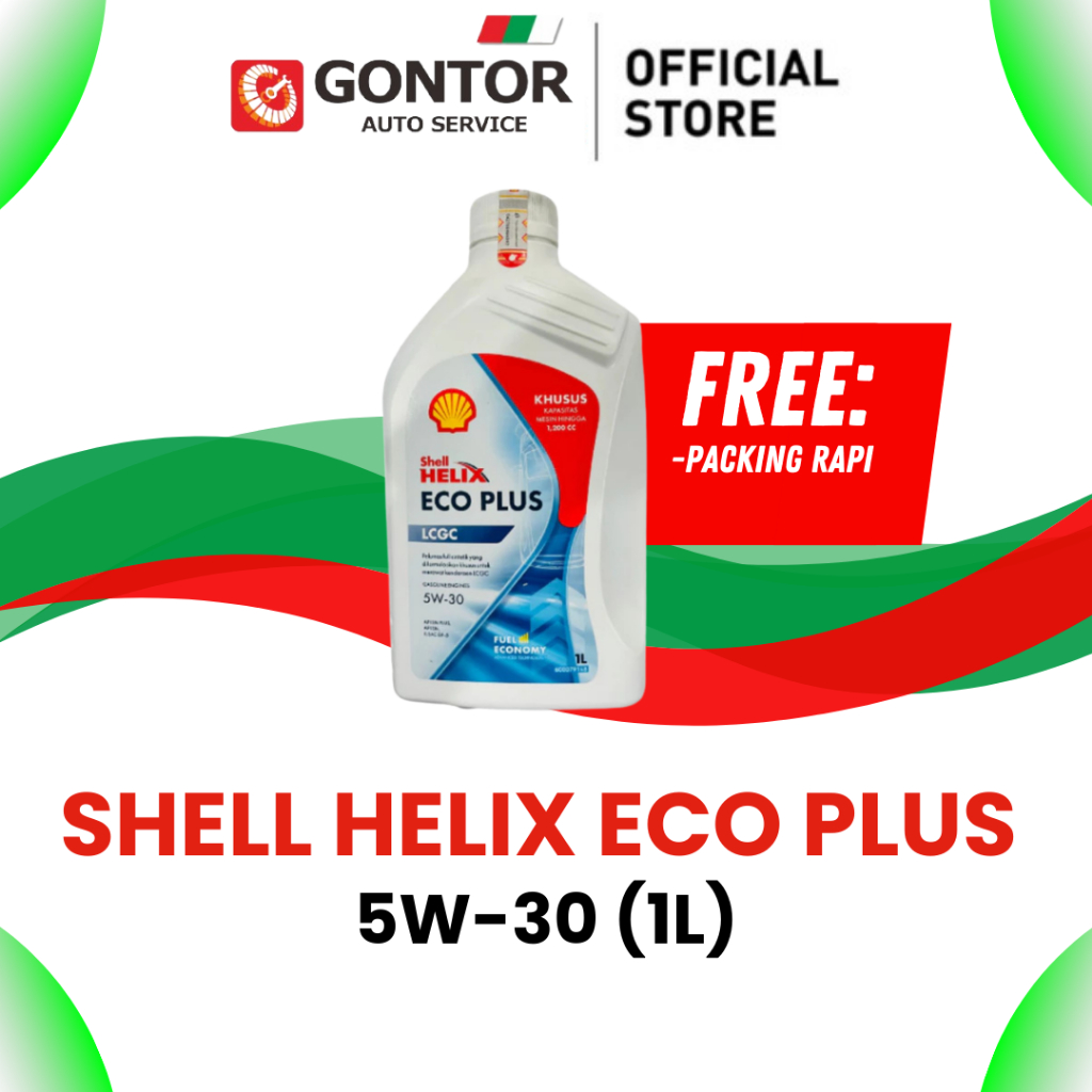 Jual Oli Mobil Shell Helix ECO PLUS SAE 5W-30 Original Super 1 Liter ...