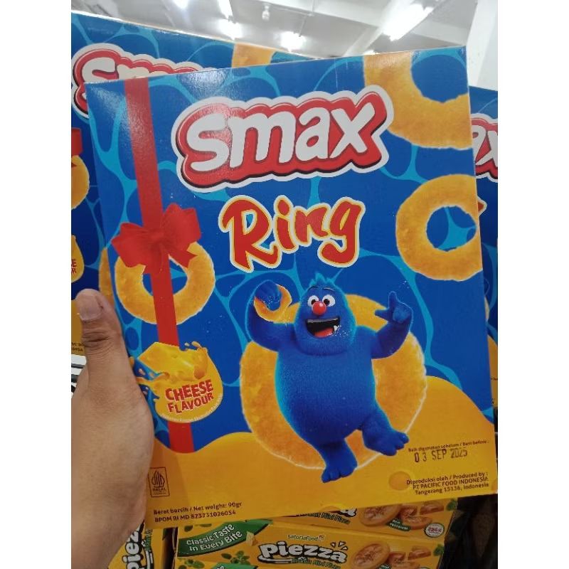 Jual Smax Ring Cheese Flavour 90gr // kemasan Box | Shopee Indonesia