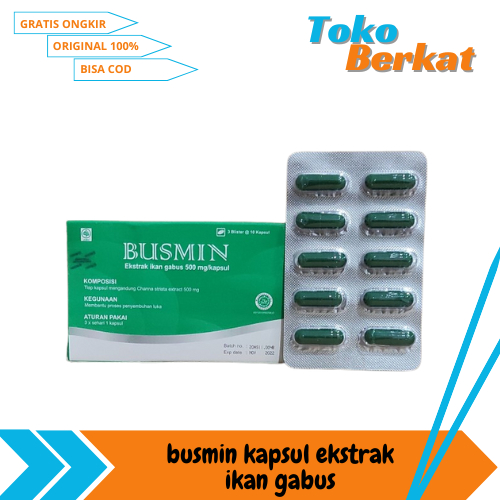 Jual BUSMIN 3 BLISTER @ 10 KAPSUL / BOX | Shopee Indonesia