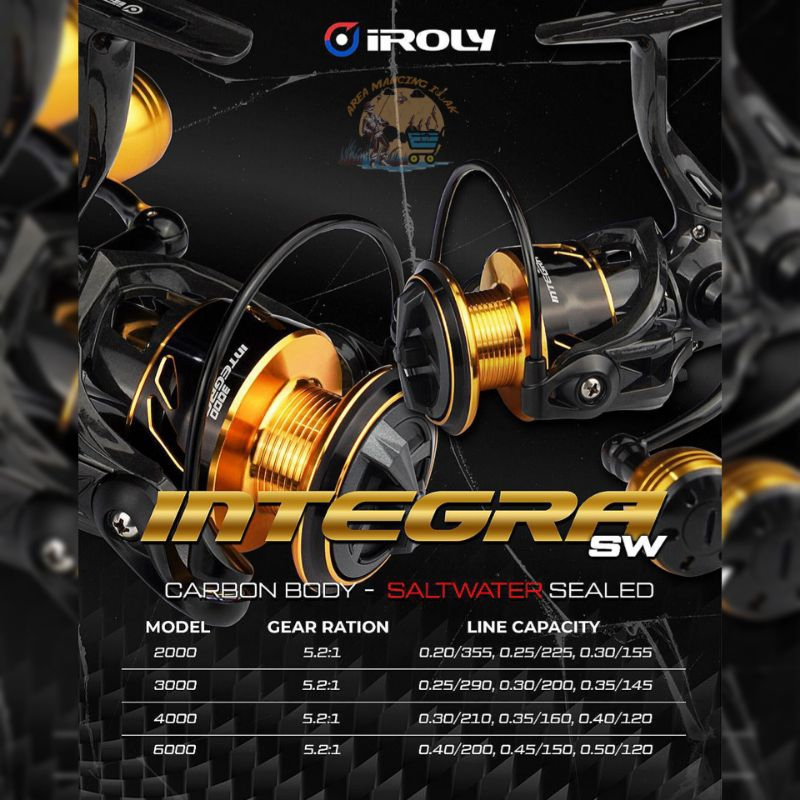 Jual Reel IROLY INTEGRA SW / Ultralight body carbon | Shopee Indonesia