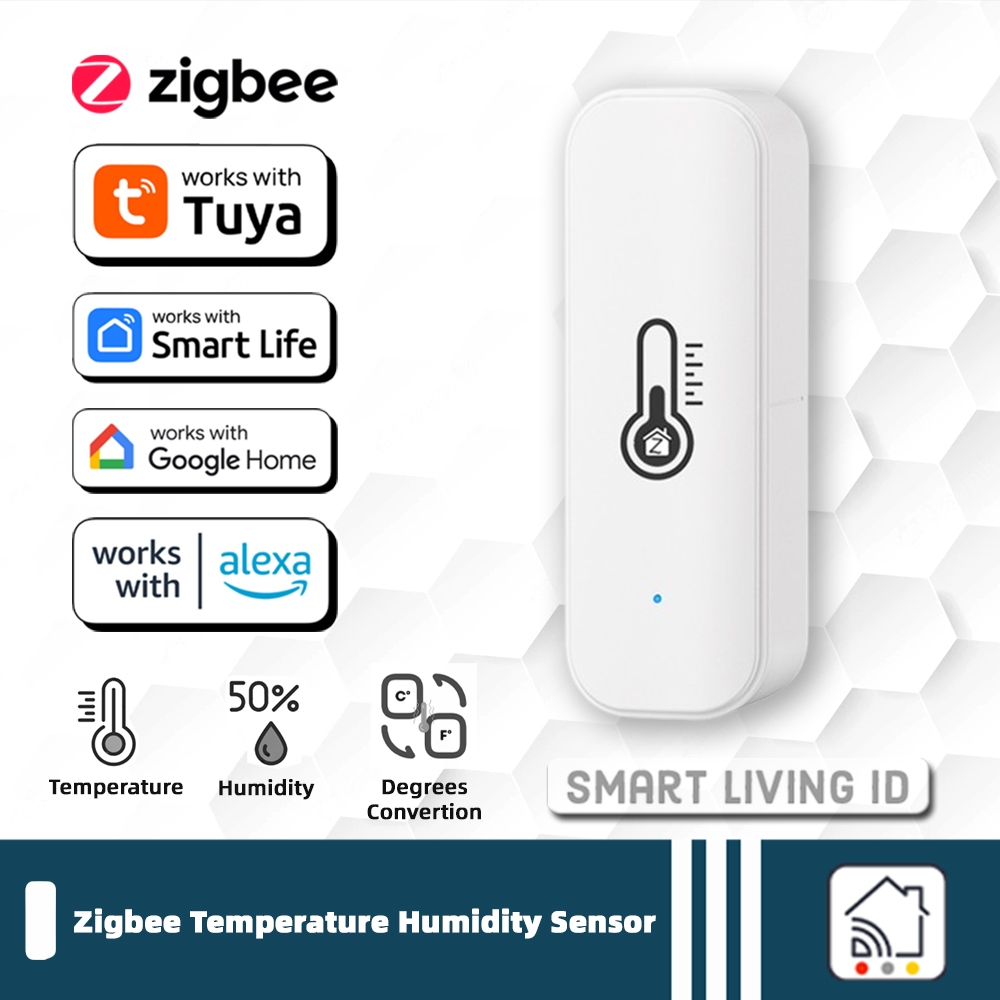 Jual Tuya Zigbee Smart Life Temperature Humidity Sensor Pengukur Suhu ...