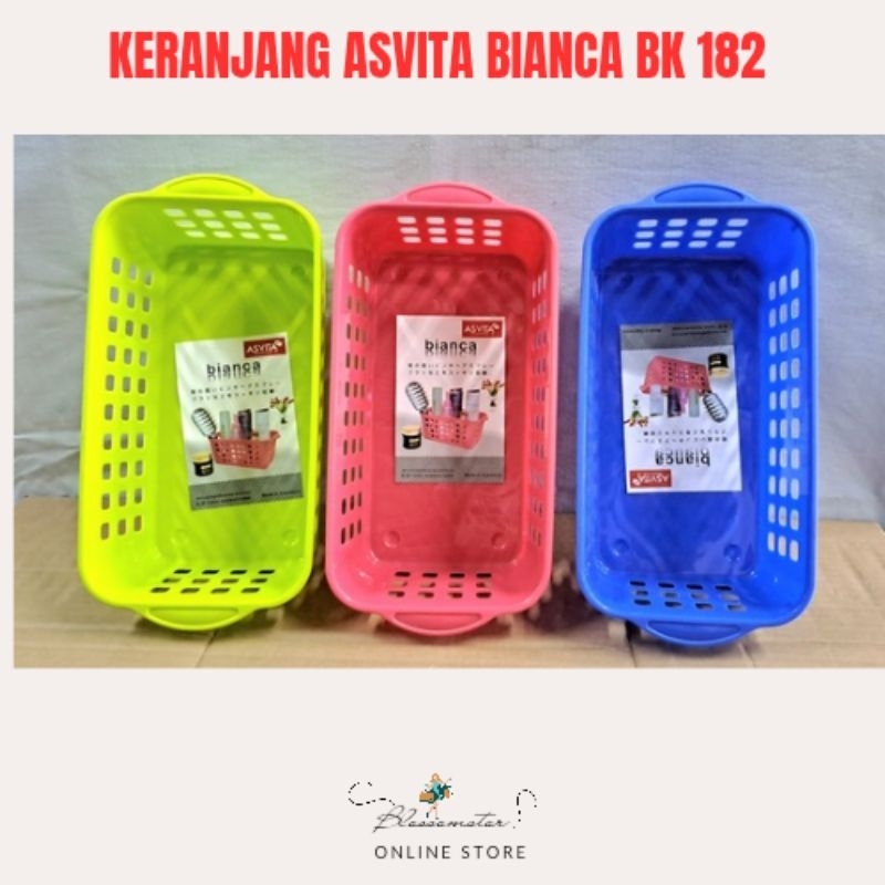 Jual KERANJANG SERBAGUNA JEPANG ASVITA BIANCA BK 182 / KERANJANG SABUN ...