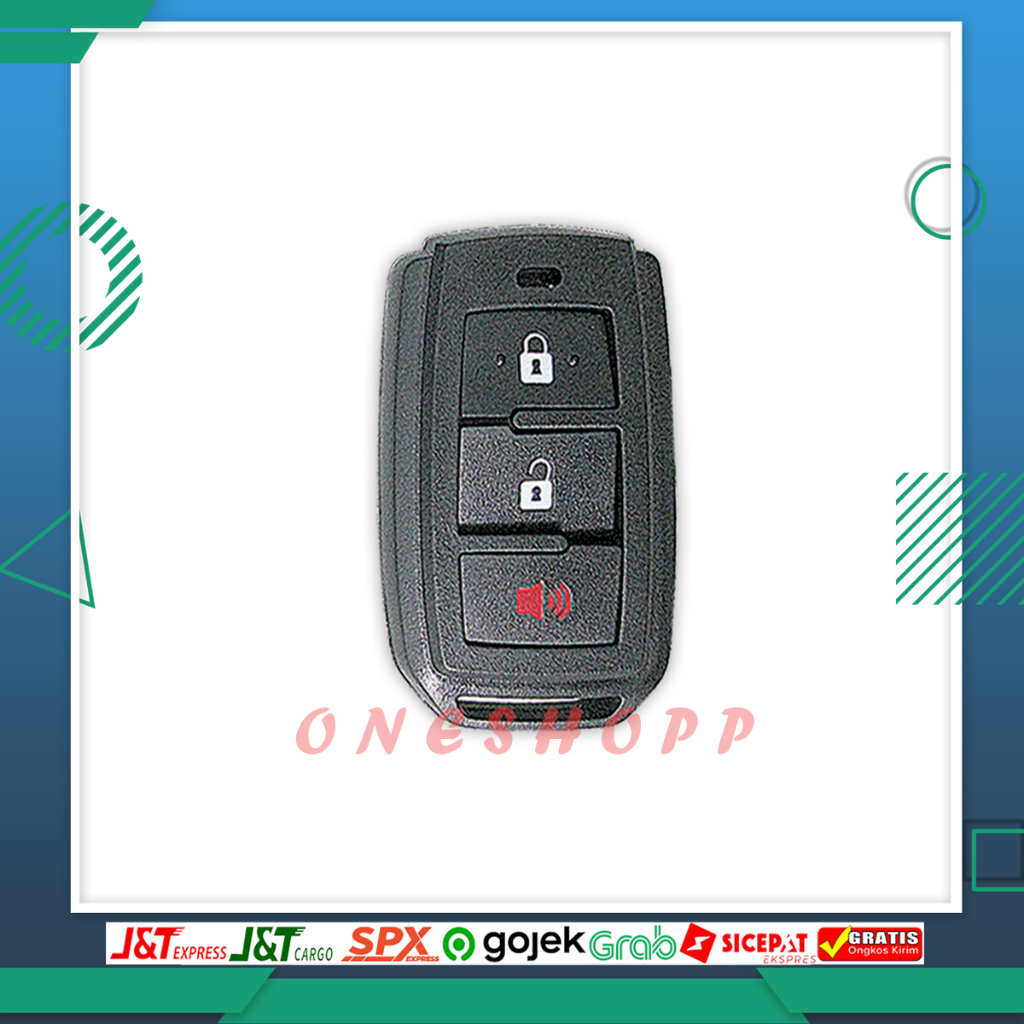 Jual CASING KUNCI REMOTE ALL NEW AVANZA VELOZ 2012 - 2015 HITAM KEY ...