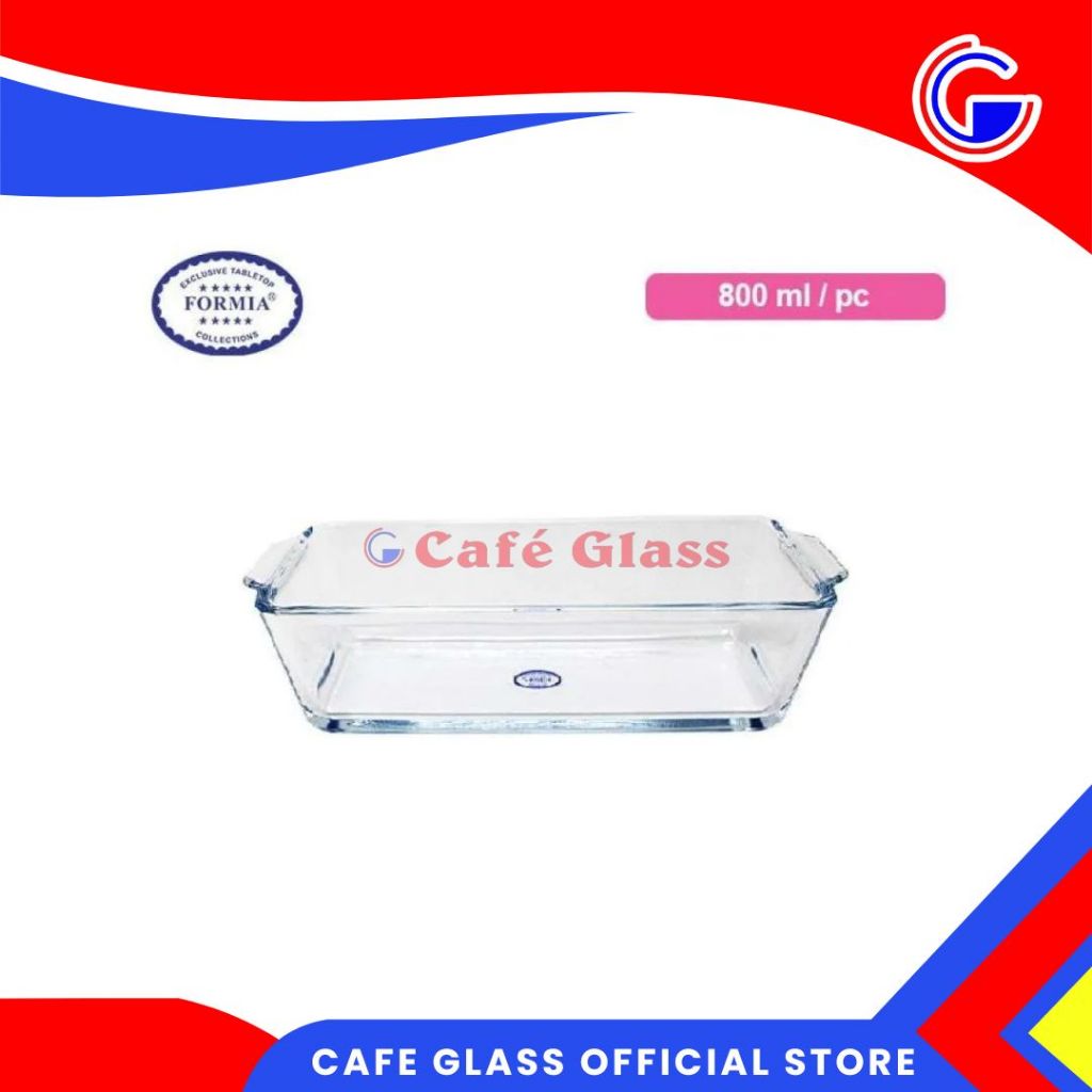 Loyang Kaca Persegi - Loyang Kaca Formia 800Ml - Loyang Kaca Bake Fr-876308
