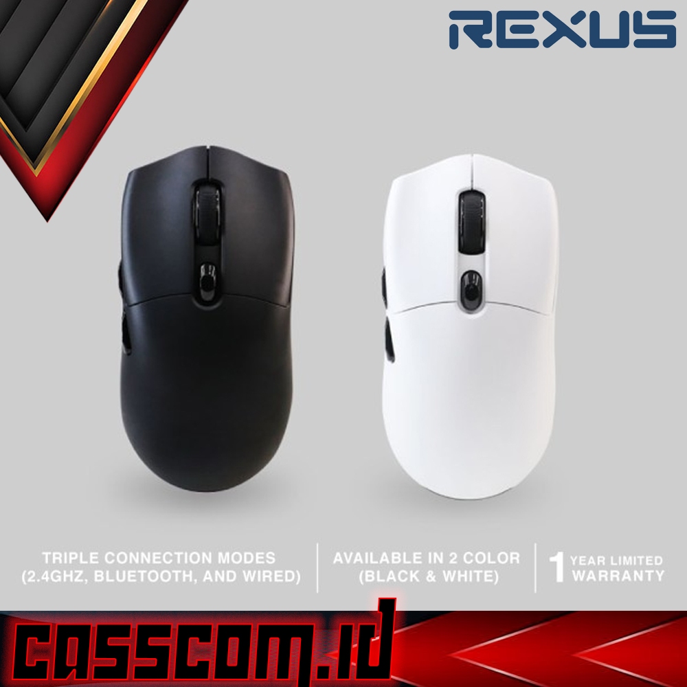 Jual Rexus ARKA IV RX-115 Mouse Gaming Wireless Bluetooth Triple ...