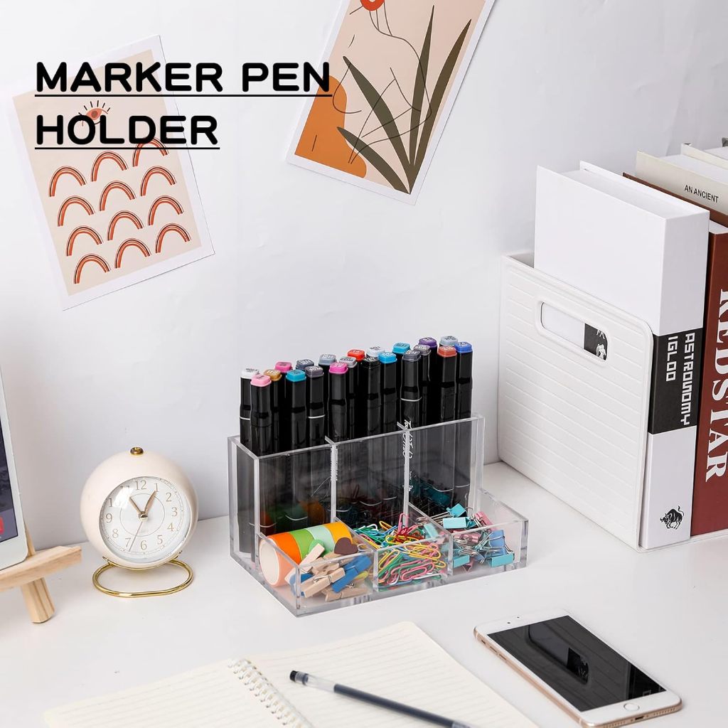 Jual Acrylic Marker Holder Pen Rak Pensil Pulpen Akrilik Organizer ...