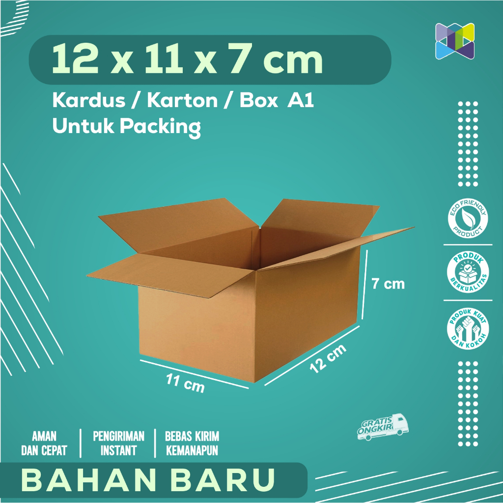 Jual Box Packing 12x11x7 / Kardus Packing / Karton Packing cocok untuk ...