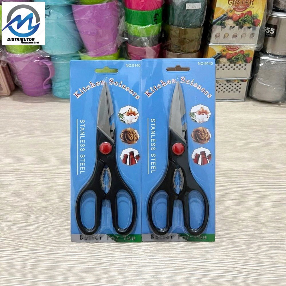 Jual Gunting Dapur + Pembuka Botol / Gunting Pemotong Daging Ikan HY ...