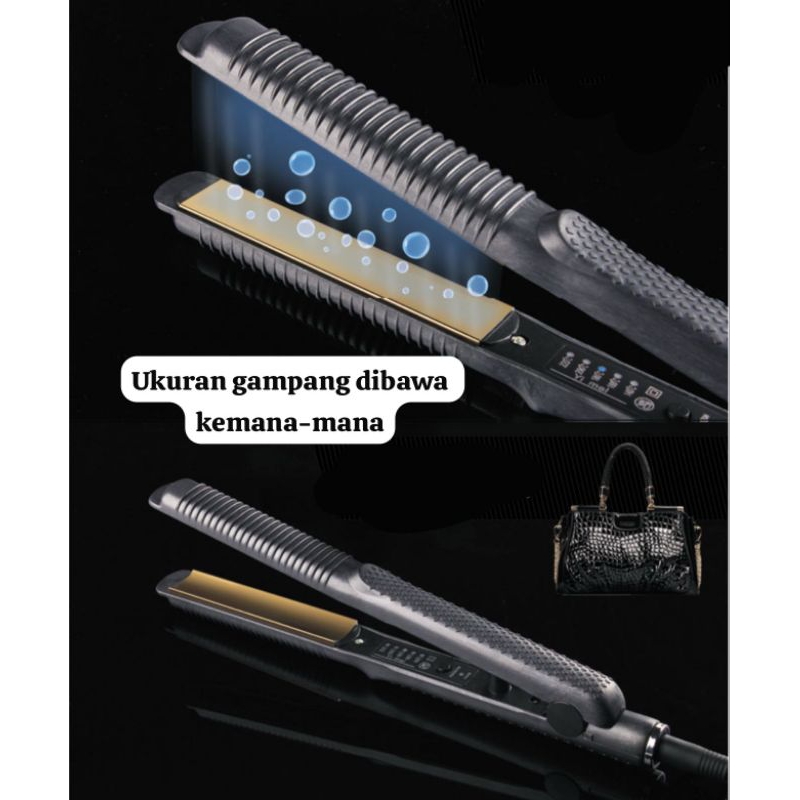 Jual (0048) CATOKAN RAMBUT PELURUS RAMBUT KERITING BAHAN KERAMIK 2 IN 1 ...
