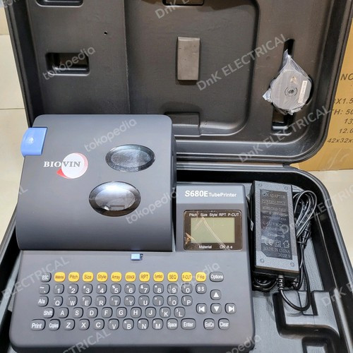 Jual PRINTER BIOVIN S650E / S680E MARKING TUBE & LABELS MESIN | Shopee ...