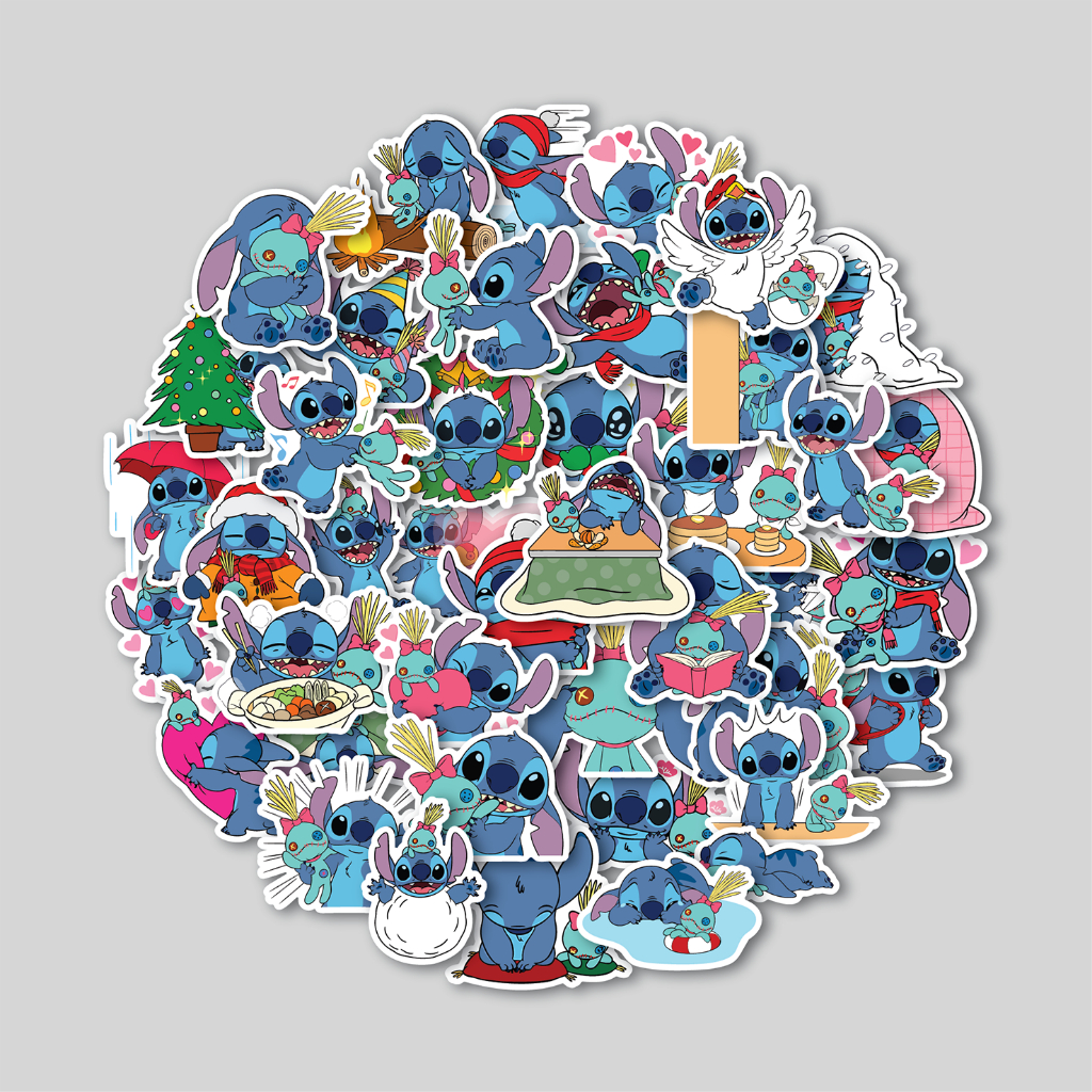 Jual STICKER PACK STITCH AND SCRUMP | STICKER TUMBLR | STIKER LAPTOP ...