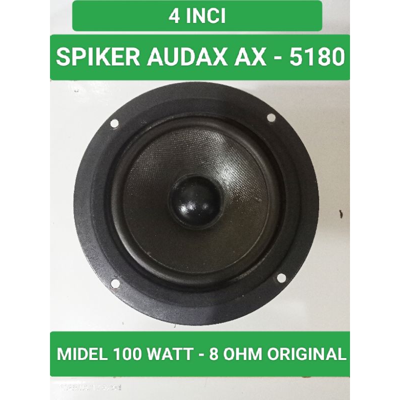 Jual Spiker midel AUDAX 4 inci Salon vocal AUDAX 4 inci Speaker vocal ...