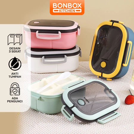 Kotak Makan 2 Layer 6 Grid
