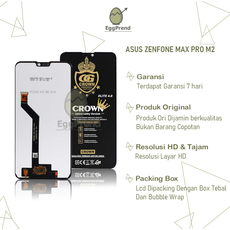 Verre Trempé Pour ASUS Zenfone Max Pro M2 Et Max M2 – Neuf