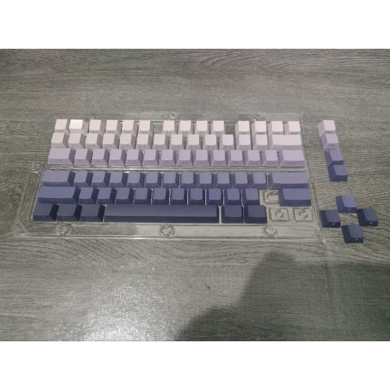 Jual KEYCAPS GRADIENT PURPLE | Like New Ex Aula F75 | Shopee Indonesia