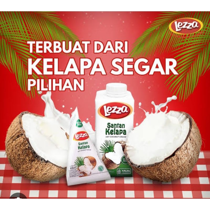 Jual SANTAN Cair Lezza / 200 ml | Shopee Indonesia