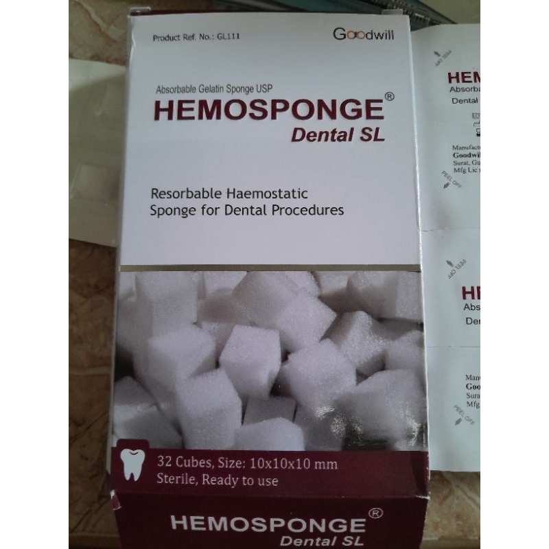 Jual Hemosponge dental (Sponge for Dental Procedures) | Shopee Indonesia