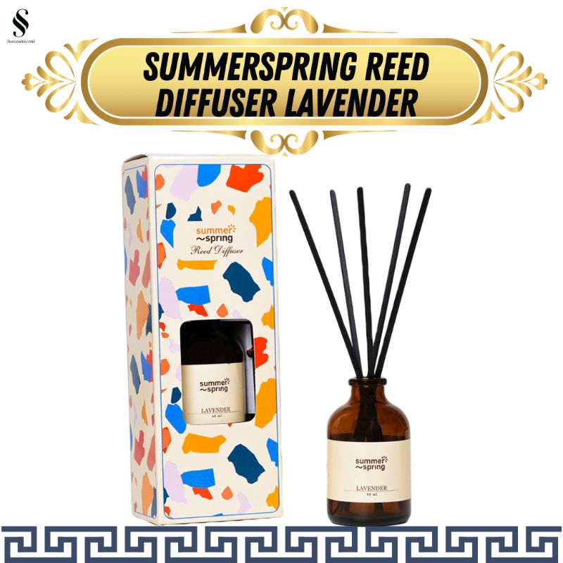 Jual SUMMER SPRING Reed Diffuser Lavender Original Pengharum Ruangan ...