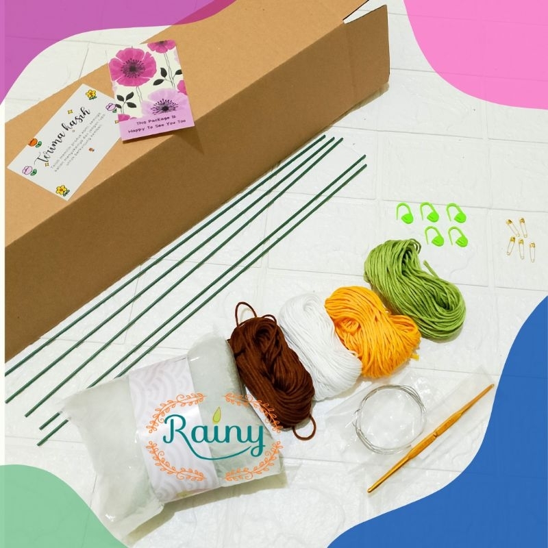 Jual Crochet Kit Bunga | Shopee Indonesia