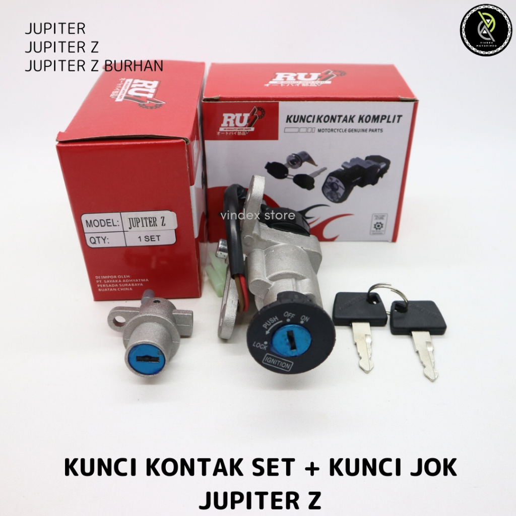 Jual KUNCI KONTAK SET PLUS KUNCI JOK BELAKANG JUPITER LAMA