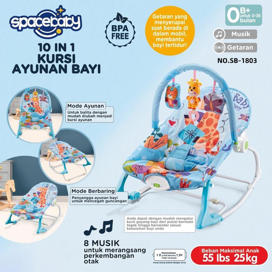 【ｉｄ】 Bouncer Kursi Goyang 1803 Gambar Bouncer Baby BOUNCER SPACE BABY