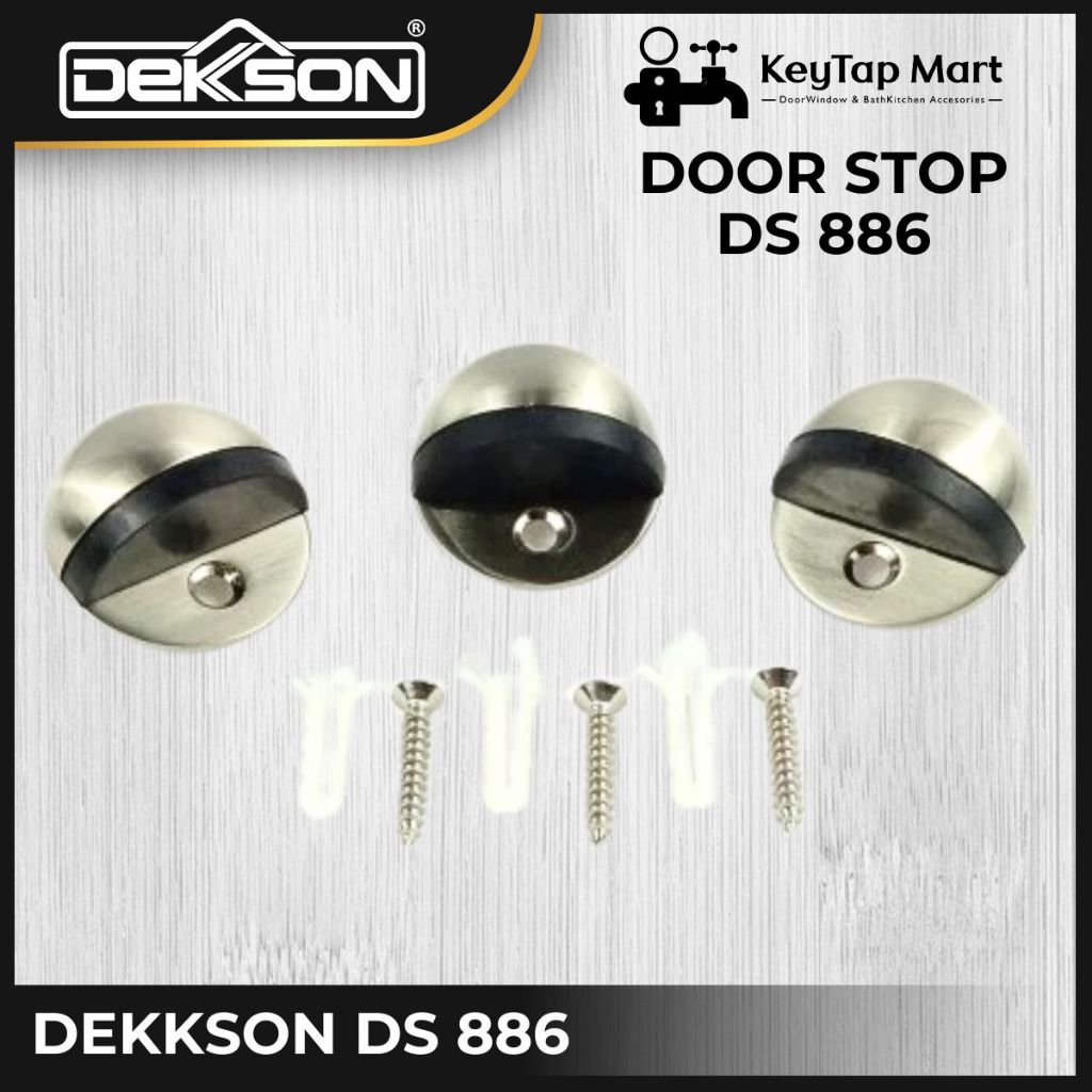 Jual Rubber Door Stopper Dekkson DS 886 SN Door Stop Dekkson Penahan ...