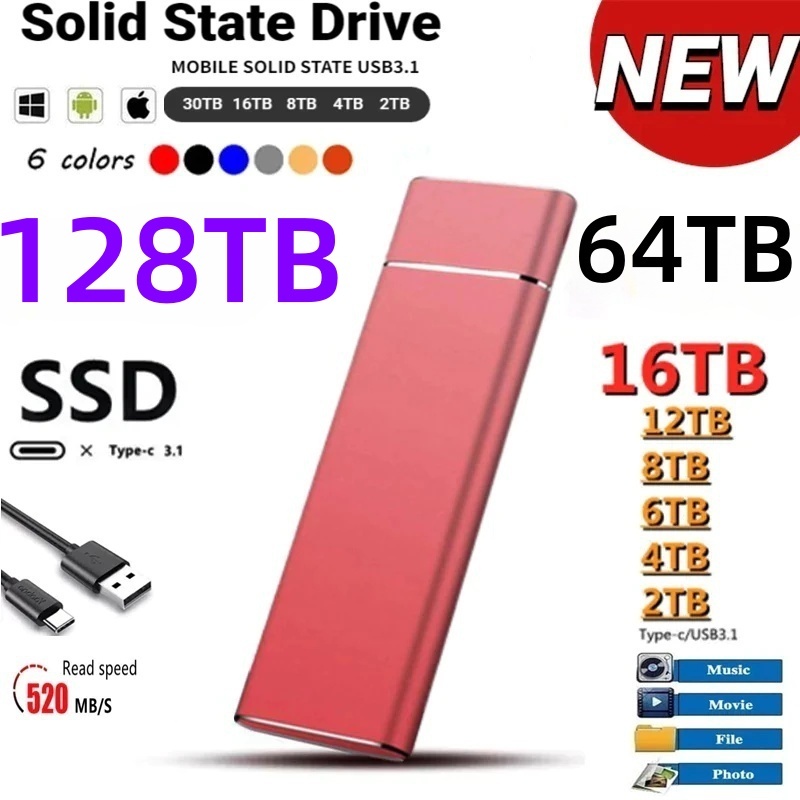 Jual SSD Laptop Portable SSD External SSD Eksternal 2TB SSD Eksternal