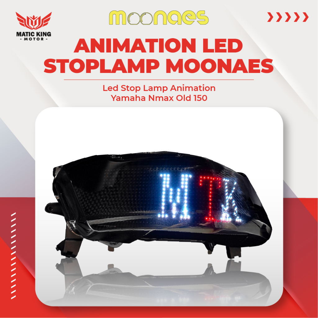 Jual Stoplamp Lampu Led Rem Nmax Old 150 2DP Animation Animasi Moonaes ...