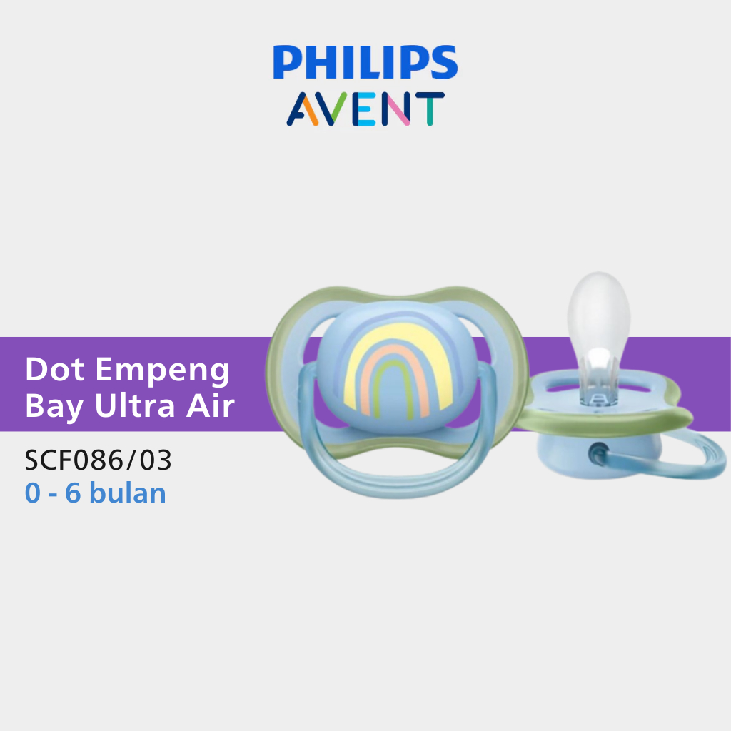 Jual Philips Avent Soother Air 0-6m - Empeng Bayi SCF086/03 | SCF086/04 ...