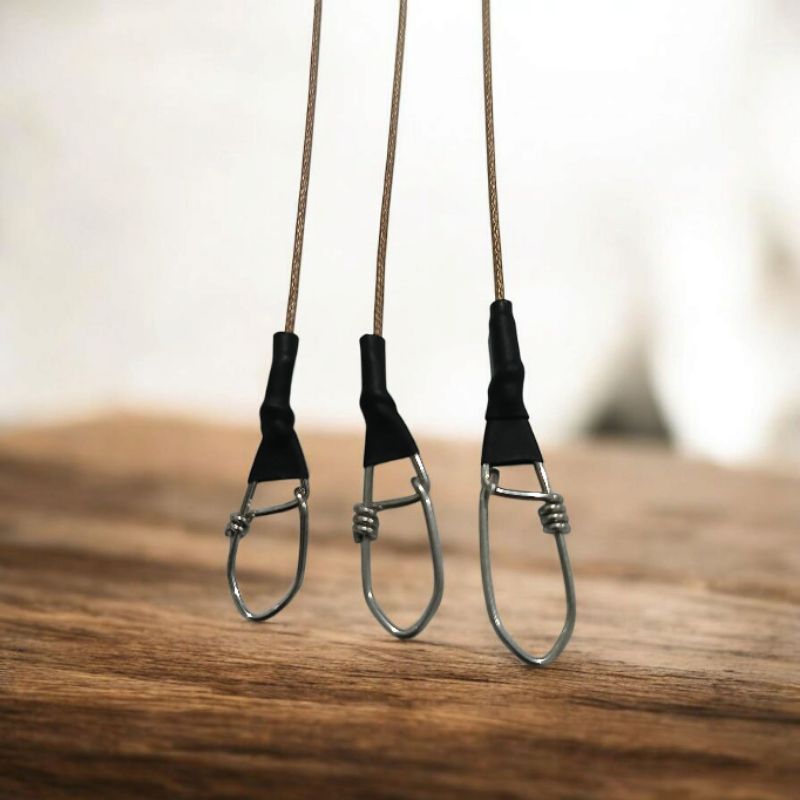 Jual Snap one way + keplar wire core 110lbs satuan snap a fishing ...