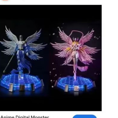 Jual Action Figure angewon angewomon led kabel | Shopee Indonesia