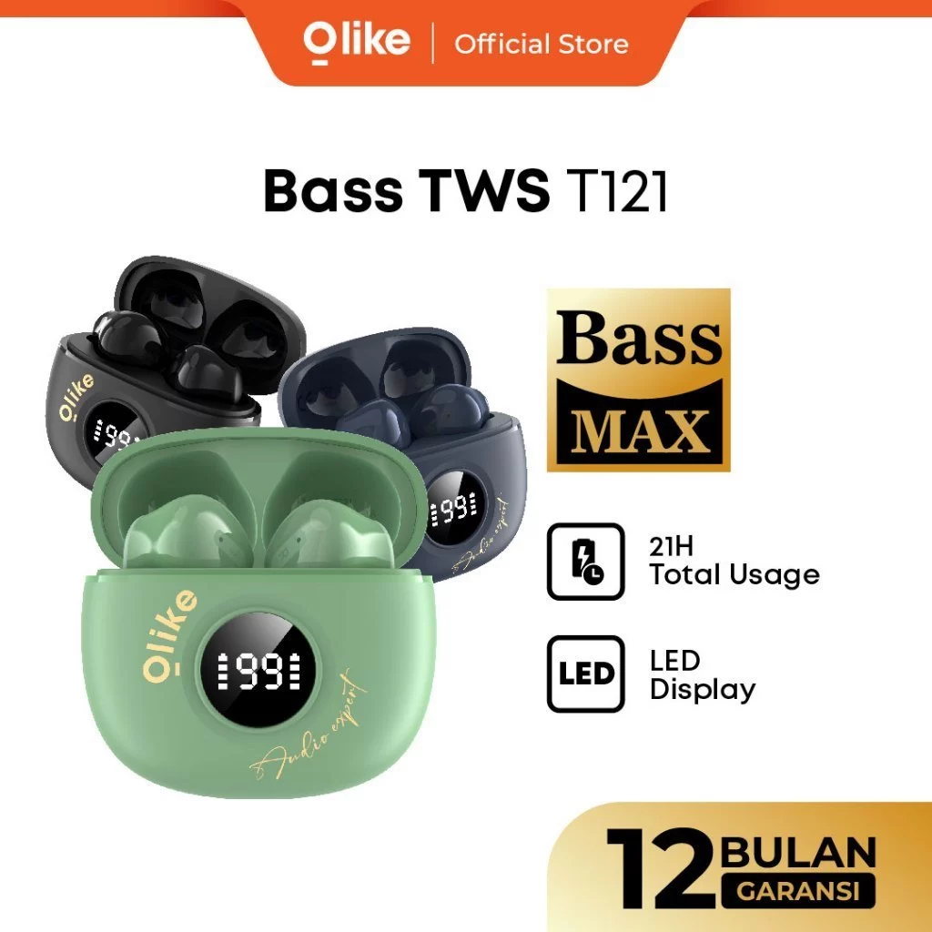 OLIKE TWS T1 Series (T100, T103, T111, T111NC, T112, T113, T114, T114 Lite, T121, T124) True Wireless Headset Bluetooth Earphone