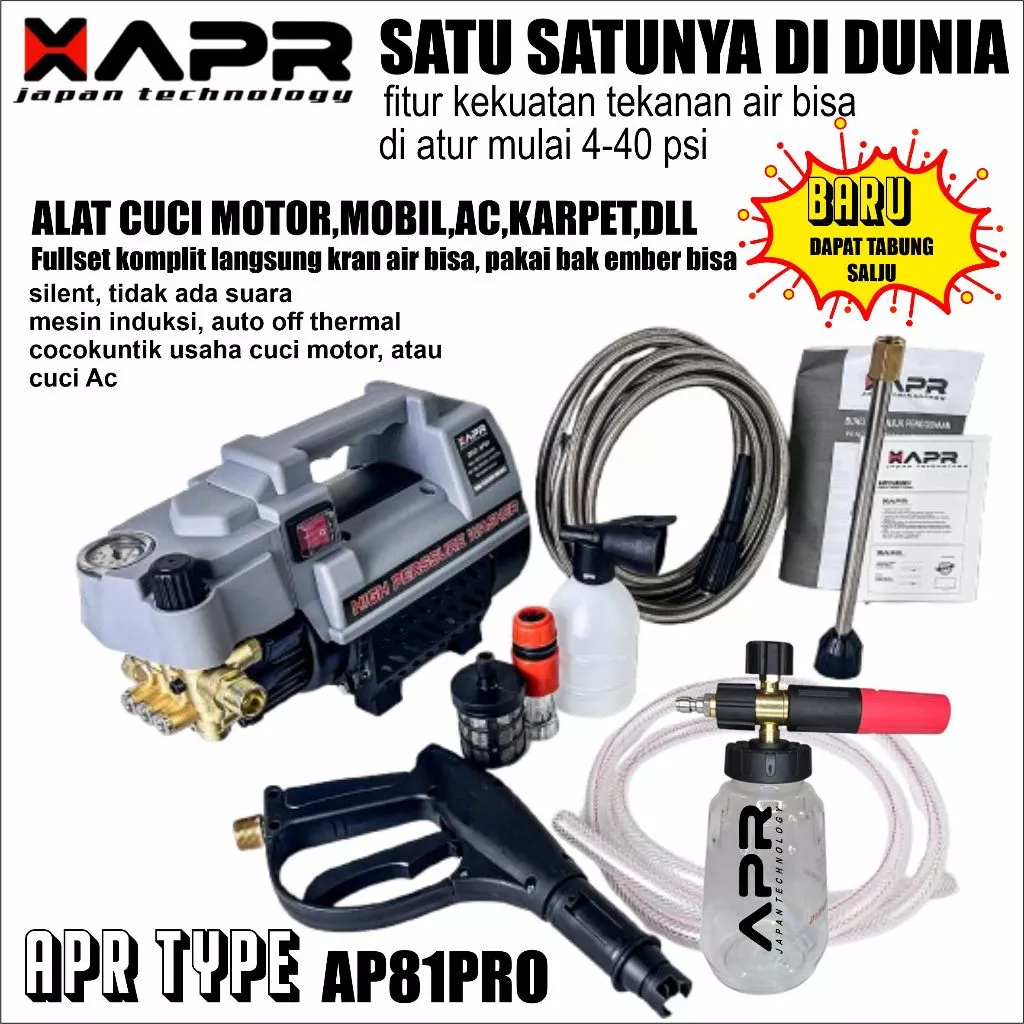 Jual APR JAPAN AP81 Jet cleaner Steam Mesin Cuci Mobil Motor taman ...