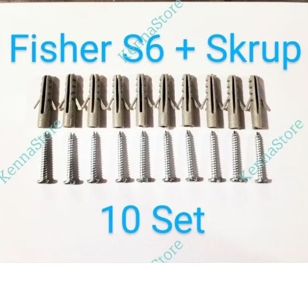 Jual Visser / Fiser 10 set ( 10 visser + 10 sekrup) | Shopee Indonesia