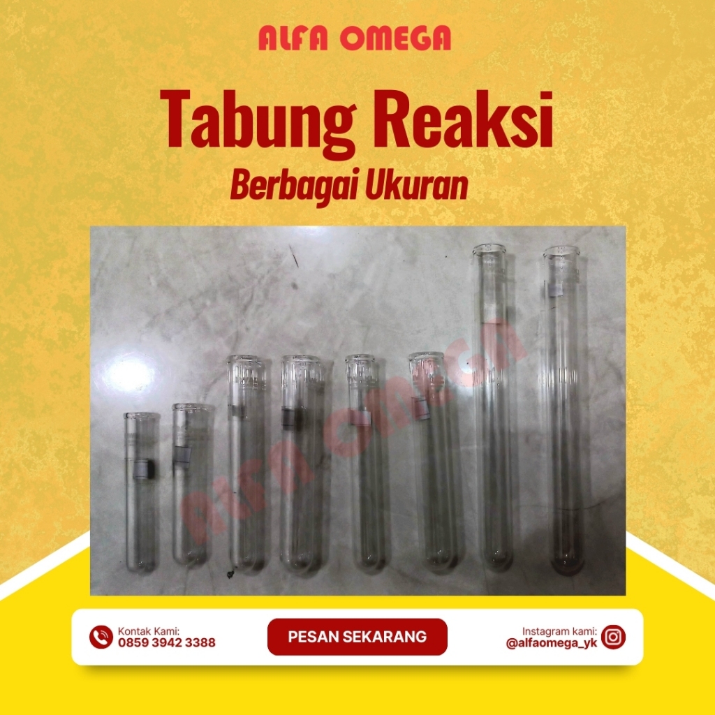 Jual Tabung Reaksi Merk Iwaki - Berbagai Ukuran | Shopee Indonesia