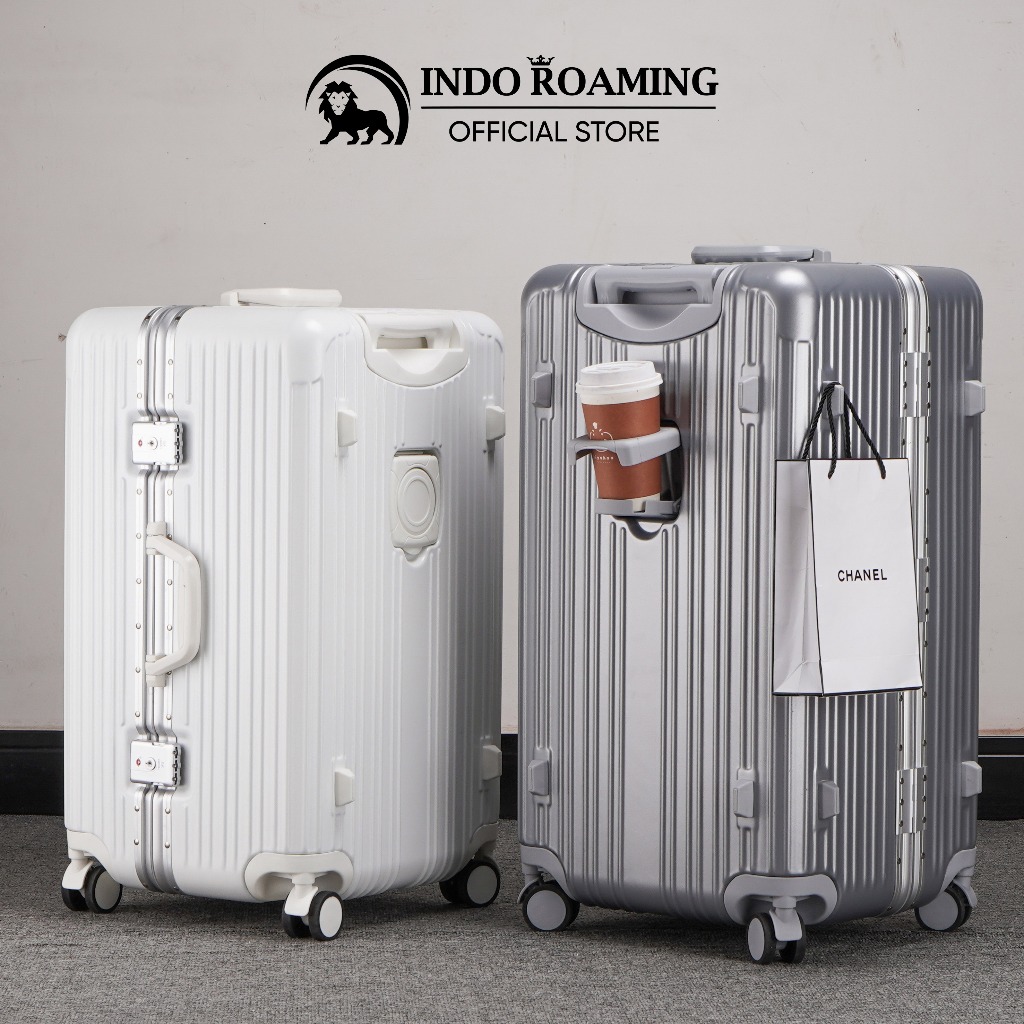Jual Indo Roaming Koper Bagasi Semi Aluminium Jumbo - LS008 | Shopee ...