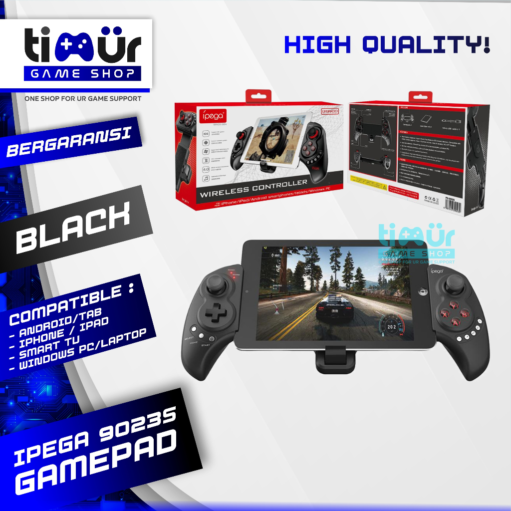 Jual Ipega Gamepad Bluetooth PG 9023 S Stick Gaming Joystik HP ...