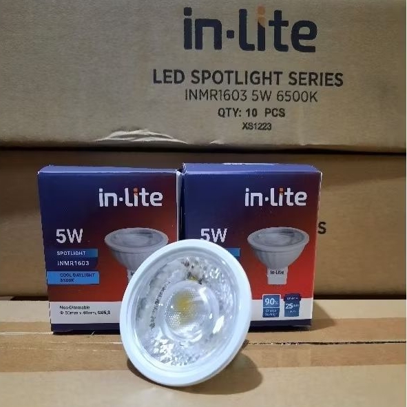 Jual Inlite Lampu LED MR16 5W 5 Watt INMR1603 Fiting Tusuk | Shopee ...